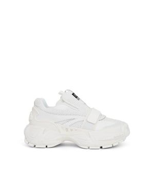 Zapatillas deportivas blancas, 100% textil, cierre de encaje, diseño de guante, correa en la parte delantera del zapato, zapatillas deportivas blancas, ropa de calle