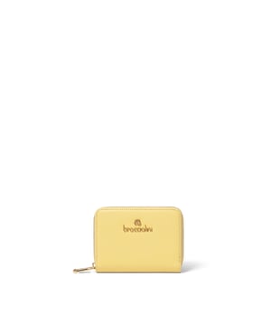 Damenbrieftasche mit Reißverschluss. Kartenhalter und eines mit Reißverschluss-Innentaschen. fehlende Außentaschen. fehlender Schultergurt. fehlender Griff. ein Innenfach.  Außenmaterial: Innenmaterial: 100 % Polyurethan. Maße: 13x9,5x2,5 cm. Hergestellt in Italien