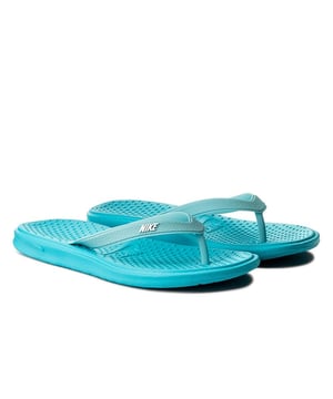Nike Solay Slip On Blauw Synthetisch Kinderslippers 882828 400