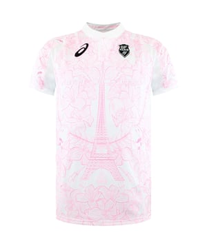 Show your support for Stade Français with the Asics SF Stade Français Men's Rugby Shirt. Designed for both match days and casual wear, this shirt combines performance technology with bold team colors, ensuring you look and feel great on and off the field.
 
Key Features:
High-Performance Fabric:

Crafted from premium moisture-wicking fabric, this shirt keeps you dry and comfortable by efficiently drawing sweat away from your body during intense games or workouts.

Durable Construction: 

Built to withstand the rigors of rugby, the shirt features reinforced stitching and rugged material, providing exceptional durability and resistance to wear and tear.

Comfortable Fit:

The ergonomic design ensures a comfortable fit with ample room for movement. Its regular fit allows for easy layering, making it versatile for various activities.

Breathable Design: 

Incorporates mesh panels to enhance breathability and ventilation, keeping you cool even during the most demanding games or training sessions.

Bold Team Colors:

Featuring a striking white and pink color scheme, the shirt prominently displays the Stade Français logo and team colors, making it a perfect choice for showing off your team pride.

Classic Rugby Details: 

Includes classic rugby shirt elements such as a traditional collar and button placket, adding to its authentic rugby aesthetic while maintaining a contemporary style.

 
Elevate your rugby wardrobe with the Asics SF Stade Français Men's White/Pink Rugby Shirt—a perfect blend of style, comfort, and team spirit. Whether you’re on the pitch or cheering from the stands, this shirt ensures you stand out with pride.
 
 