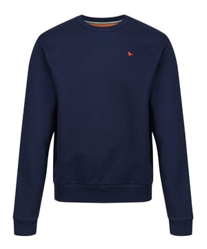 This super-soft sweatshirt from the Modern Amusement cLAssics range is designed with sustainability and comfort in mind. It's crafted from recycled materials, detailed with snug ribbed trims and features the brands crow embroidery on the left chest. Iconic Modern Amusement crow embroidery. Iconic Modern Amusement multi coloured trim tape. Rib collar, cuff and hem. Contrast colour back yoke.