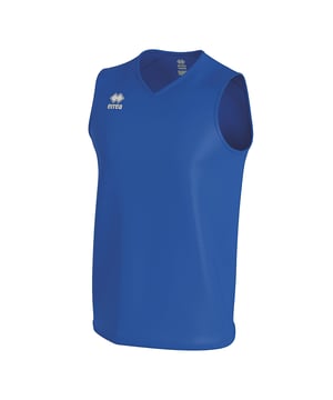 Especificaciones: Camiseta sin mangas de baloncesto, con hombros anchos y escote en V, logotipo de Errea aplicado en el frente. Ajuste relajado para ofrecer una mayor libertad de movimiento. Uso: Baloncesto Ajuste: Regular
