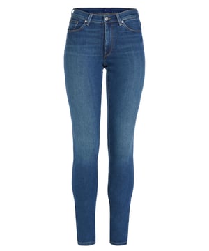 92% Baumwolle, 6% Elastomultiester, 2% Elastan; Gant Jeans; Modell: 4100034 971; Hochwertig verarbeitet; "5 Pocket"-Style; Verschluss: Knopf, Reißverschluss; Gürtelschlaufen; Skinny fit, Mid rise; Gant Logo-Details