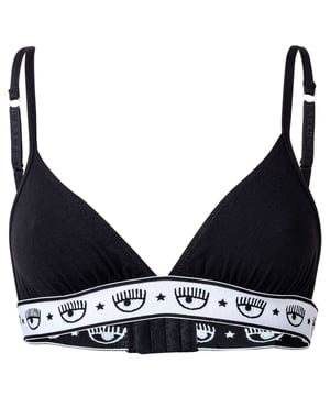 Ein Bralette von der Marke CHIARA FERRAGNI.
Aus weicher Stretch-Baumwolle für eine perfekte Passform und einem Allover-Logobund.