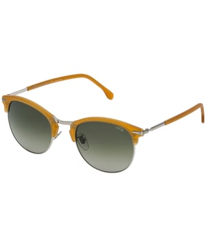 Gafas de sol de hombre de color marrón - Lozza SL2293M-579V• material: metal• color: marrón• tamaño: 52/21/140 mm (longitud de la lente / ancho del puente / longitud de la varilla)  Category 2-Manufactured in Italy since 1878