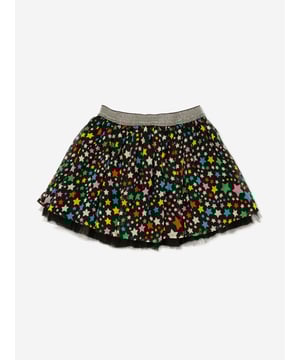 Introducing the Girls Star Skirt in Black by Stella McCartney, a quintessential piece for AW2024 that promises to adorn your girl's wardrobe with sophistication and flair. Masterfully crafted to capture the essence of youthful elegance, here‚  why it‚  indispensable: Stellar Design: Enriched with a chic star motif, perfect for making a fashionable statement.   Luxurious Comfort: Carefully constructed with premium fabrics that ensure all-day ease and contentment.   Versatile Charm: A perfect blend of glamour and practicality, easily paired with various styles.Elevate her ensemble with this dazzling skirt; a timeless treasure from Stella McCartney. Order now!