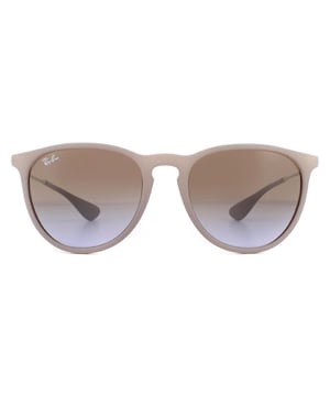 Ray Ban Aviator Junior Matte Black Blue Mirror 50 (4-8)