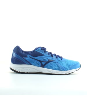 Mizuno Spark 5 Blue Navy Synthetic Mens Lace Up Running Trainers K1GA200327