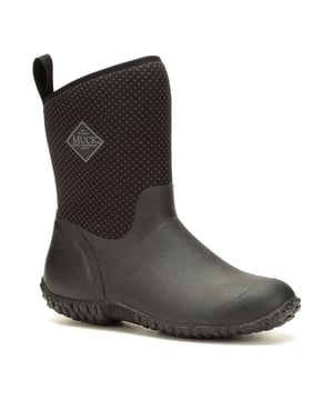 Deze door de RHS goedgekeurde laarzen hebben 4 mm neopreen; je kunt ze oprollen of neerhalen en als enkellaars dragen. De rubberen buitenzool met hoge tractie houdt stand in modderige omstandigheden en de ademende luchtgaasvoering houdt je voeten koel op warmere dagen.