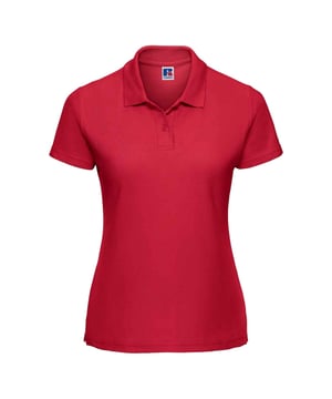 65% Polyester, 35% ringgesponnen katoen. Stof: Honingraat, Piqué, Zachte aanraking. Ontwerp: Eenvoudig. Halsuitsnijding: Platte gebreide kraag, Omgeslagen kraag. Mouwtype: Korte mouwen. Hem: Tweelingnaaldsteek. Stoftechnologie: Duurzaam. Constructie van dubbel garen, slijtvast, nekband, verstevigde schouders, vormvast, zijsplitjes, reserveknopen, mouwen met dubbele naald. Pasvorm: Klassiek. 215gsm. Duurzaamheid: Amfori, Better Cotton Initiative, BSCI, Fair Labor Association, Oeko-Tex Standard 100 Gecertificeerd, WRAP Gecertificeerd.