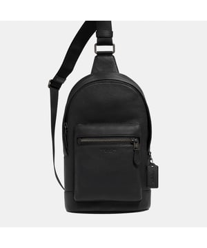 West Pack in Pebbled Leather Length 19.5cm,  Width 8.5cm, Height 33.0cm