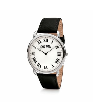 Folli Follie WF16T014SP - Damenuhr Quarz aus Edelstahl• Material: Edelstahl• Glas: Mineral• Armband: Leder• Farbe: Silber• Wasserbeständigkeit: 0 m (0 ATM)• Gehäusegröße: 35 mm