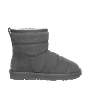 Die Thornbill Mini Boots sind aus australischer Wolle gefertigt, die für ihre Weichheit, Wärme und Haltbarkeit bekannt ist. Die Wolle hat eine natürliche wolkenähnliche Textur und ist für zusätzliche Wärme und Komfort mit Fleece gefüttert. Der Schuh verfügt außerdem über ein atmungsaktives Mesh-Futter, eine Latex-Gedächtnisschaum-Einlegesohle für zusätzlichen Komfort und Halt sowie eine TPR-Laufsohle für Haltbarkeit und Traktion. Der Thornbill ist außerdem mit natürlichem Rindsleder gefüttert, das ein luxuriöses Gefühl vermittelt.


Beschreibung:
Obermaterial Wildleder
Warmes Innenfutter aus Schafwolle
Weiche Schafsfell-Woll-Einlegesohle
TPR-Sohle

Technologien:
Wasser- und schmutzabweisendes Obermaterial
Rutschhemmende Laufsohle