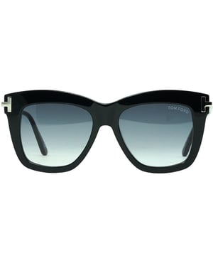 Tom Ford Dasha FT0822 01B Black Sunglasses. Lens Width = 52mm. Nose Bridge Width = 16mm. Arm Length = 140mm. Sunglasses, Sunglasses Case, Cleaning Cloth and Care Instructions all Included. 100% Protection Against UVA and UVB Sunlight and Conform to British Standard EN 1836:2005
