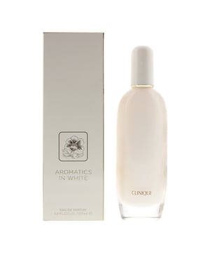 Aromatics in White by Clinique is a warm and oriental fragrance. Opening with tart notes of Sichuan pepper labdanum and elegant violet leaves mellowed by a harmonious blend of roses orange blossom wrapped in patchouli at the heart. Vanilla amber and hypnotic musk give a warm sensual exotic depth to the dry down. Aromatics in White is pure and refined yet complex leaving a long trail of intrigue    wanting more