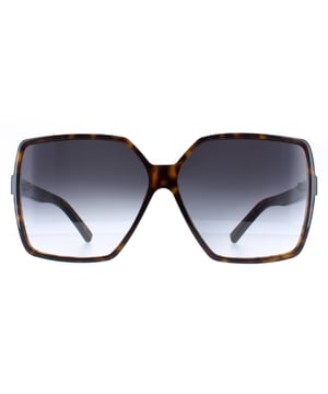 Saint Laurent Square Womens Havana Blue Gradient SL 232-BETTY  Sunglasses are a bold square style that exudes confidence and allure. The oversized frame are expertly contoured to flatter a variety of face shapes, while the high-quality acetate material ensures both durability and a luxurious feel against your skin.