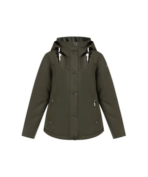 Volle Outdoor-Performance bietet die wattierte Winterjacke von ICEBOUND auch an arktischen Tagen. Die wind- und wasserdichte Beschichtung mit fest verklebten Nähten hält Kälte und Nässe erfolgreich auf Abstand, ein weiches Polar-Fleece-Futter sorgt für isolierte Wärme. Ein fester Reißverschluss, verdeckt durch eine Knopfleiste, dicht abschließende Innenbündchen, ein hochschließender Kragen und eine regulierbare Kapuze, die Sie in den Kragen integrieren können, sind weitere Schutzfunktionen dieser robusten Outdoor-Jacke. In den seitlichen Eingrifftaschen mit Druckknopf und der Innentasche lassen sich Ihre wichtigsten Utensilien verstauen. Hochwertige Markendetails und praktische Funktionsgurte, mit denen Sie die Jacke wie einen Rucksack tragen können, vervollständigen das gelungene Design.  Winterjacke