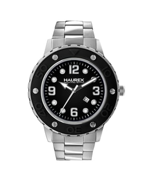 Hourex Womens Silver Steel Watch