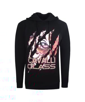 Dieser Kapuzenpullover der Cavalli-Klasse ist die perfekte Moglichkeit, Ihren mutigen personlichen Stil zur Geltung zu bringen. Es verfugt uber ein auffalliges Logo und ist somit die perfekte Erganzung fur Ihre Garderobe. Seien Sie bereit, aufzufallen und ein Statement mit diesem einzigartigen Kapuzenpullover zu setzen!, 60 % Baumwolle, 40 % Polyester, elastische Taillensaum- und armelenden, normale Passform, fallt der Gro�e entsprechend aus, Kangurutasche, Markenlogo angebracht Brust, Kordelzug, Cavalli Class Kapuzenpullover, Stil: SXT69N CF052 05051