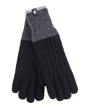 Estos guantes estampados Heat Holders para mujer te protegen en los meses de invierno, ya que son muy cálidos y elegantes. Están forrados con un fabuloso forro aislante de felpa, llamado Heatweaver, que es aún más eficaz para mantener el aire caliente cerca de la piel. Este forro suave y sedoso no sólo proporciona un tacto lujoso, sino que también garantiza unos dedos cómodos en el crudo invierno. Los guantes están disponibles en estampado de rayas o fair isle, por lo que se adaptan a cualquier atuendo. Además, tienen la muñeca elástica para mantener el aire caliente dentro del guante. Estos guantes están disponibles en 2 diseños y 5 colores diferentes. También están disponibles en dos tallas, para garantizar el mejor ajuste.