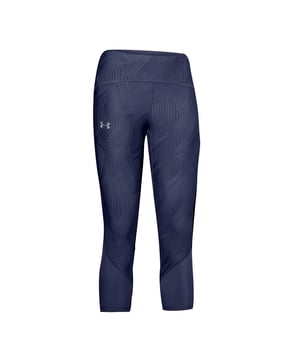 Under Armour Damen fliegen schnell Jacquard Crop Leggings eng 1350079 497