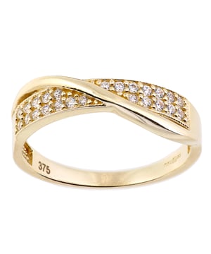 9K (375) Yellow Gold: 2.2gr; # Cubic Zirconia: 0.48ct