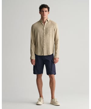 These GANT cargo shorts are crafted from a stretchy cotton blend with a sturdy twill weave. Tailored for a comfortable relaxed fit, they boast a mid-rise waist and feature practical details like a button front closure with corozo buttons. The shorts come with an array of pockets, each designed with cargo and utility-inspired features for added functionality.



Relaxed fit
Mid rise
Comfort stretch
Corozo buttons
GANT logo embroidered above back pocket

 Shell - 98% Cotton, 2% Elastane, Pocket Lining - 100% Cotton 

205069
 


 