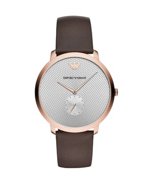 Emporio Armani AR11163 - Reloj para hombre cuarzo acero inoxidable• material: acero inoxidable• cristal: minèral• pulsera: cuero• correa: plateado• resistencia al agua: 0 m (0 ATM)• tamaño de la caja: 42 mm