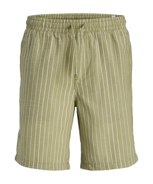 Deze zwemshort is je perfecte zomermaatje! Met hun normale pasvorm en elastische tailleband met trekkoord zitten ze comfortabel en zijn ze gemakkelijk te verstellen. De rechte pijp creëert een los silhouet dat je veel bewegingsvrijheid geeft. De lichte seersucker stof voelt aangenaam luchtig aan, perfect voor warme dagen op het strand of bij het zwembad. Steekzakken aan de zijkant en een praktische achterzak bieden ruimte voor kleine spullen. Een label patch geeft de short een stoer accent - precies goed voor je casual zomerlook!