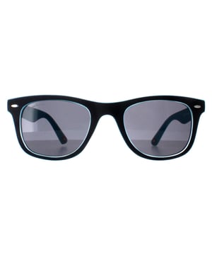 De Montana M42 C zwart blauw rookgrijs gepolariseerde zonnebril is een klassieke wayfarer stijl met de geklonken voorkant en gevleugelde poten. Het Montana logo prijkt op de poten en de gepolariseerde glazen zijn geweldig voor deze prijs.