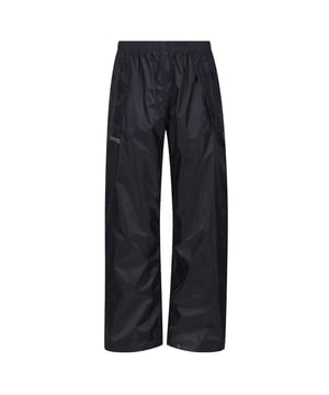 100% Polyester. Gewebe: Hydrafort 5000. Design: Unifarben. Gewebetechnik: Wasserfest, winddicht. Versiegelte Nähte. Taschenart: Zwei Seitentaschen. Taille: Elastisch. Wasserdichtigkeit (mm): 5000 mm. Saum: anpassbar, Druckknopf.