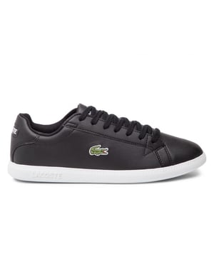 These trainers perfectly blend timeless sophistication with contemporary style, making them a versatile and stylish choice for the modern man. 

Featuring a classic black and white color scheme, these trainers exude a sleek and understated elegance. The black leather upper provides a sophisticated and refined look, while the white accents add a touch of contrast and modernity. The clean and minimalistic design makes these trainers a versatile option that can be easily paired with various outfits.

Crafted with meticulous attention to detail, the Lacoste Graduate BL 1 SMA Trainers feature a durable leather upper that ensures long-lasting wear. The premium leather construction offers both comfort and durability, making them suitable for everyday wear and various activities.

Designed with both style and comfort in mind, these trainers boast a lace-up closure that allows for a secure and personalized fit. The padded collar and tongue provide added cushioning and support, ensuring all-day comfort. The low-top design offers freedom of movement, making them suitable for both casual outings and more active pursuits.

The Lacoste crocodile logo, a symbol of the brand's heritage and quality, is prominently displayed on the side, adding a touch of authenticity and style. This iconic logo represents the timeless appeal and exceptional craftsmanship associated with Lacoste products.

Whether you're heading to the office, meeting friends, or running errands, these trainers effortlessly elevate your style. Pair them with jeans, chinos, or shorts for a polished and contemporary look that exudes confidence and sophistication.

Indulge in the classic elegance of the Lacoste Graduate BL 1 SMA Men's Black/White Trainers. With their timeless design, durable construction, and comfortable fit, these trainers are a must-have for men who value both fashion and quality.
