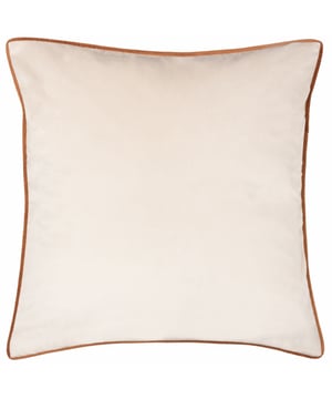 You need never worry about matching your cushions with the Meridian range. Made of unspeakably soft velvet feel fabric no words or pictures can do these covers justice. Each larger than average cushion has a plain front and reverse with contrasting piped edges in a range of rich complimentary colours which feature throughout the entire collection. With a small and discreet zip closure they are easy to fill and secure.