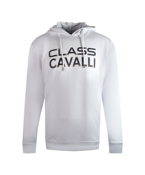 Esta sudadera con capucha de clase Cavalli es la manera perfecta de mostrar tu atrevido estilo personal. Cuenta con un logotipo llamativo, lo que lo convierte en el complemento perfecto para tu guardarropa. ¡Preparate para destacar y hacer una declaracion con esta sudadera con capucha unica! 60 % algodon, 40 % poliester, cintura elastica, dobladillo y extremos de las mangas. Ajuste regular, se ajusta a la talla real, bolsillo canguro, logotipo de la marca en el pecho, tiradores de cordon, jersey con capucha Cavalli Class Sudadera con capucha blanca