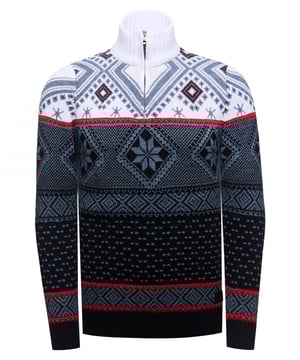 Rusty Neal Noorse Trui voor heren. De Noorse Trui is gemaakt van katoen en polyester, en heeft een mooie aansluitende pasvorm.  Merk: Rusty NealModelnaam: Noorse PulloverCategorie: heren Noorse TruiMaterialen: katoen, polyesterKleur: navy blauw, wit