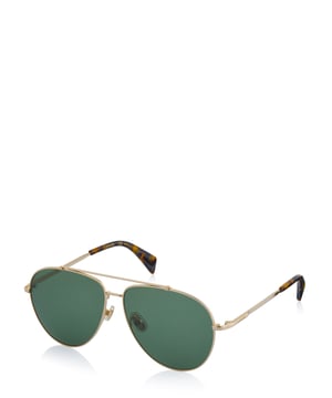100% metal; gafas de sol Lanvin; modelo: LNV113S 733; forma: piloto; color de la montura: dorado; color de las lentes: verde; nivel de tinte: categoría 3 (oscuro), protección UV; dimensiones: 61 - 13 - 145 mm; detalles del logo de Lanvin; la funda puede variar según el modelo; los colores (en las imágenes) pueden diferir un poco; -----------------------------------; información general sobre el uso y la seguridad: las gafas de sol, también dependiendo del modelo, no son igualmente adecuadas para todos los tipos de condiciones de iluminación y/o actividades (incluido el uso en el tráfico rodado, entre otros) y pueden no estar permitidas en parte. Por favor, manténgase informado al respecto, evalúe el uso apropiado en consecuencia y actúe responsablemente; ciertos lentes de color (azul, rojo, rosa, púrpura, amarillo, naranja, etc.) pueden distorsionar la percepción de las luces de tráfico y/o de freno, etc., en un grado superior a la media; monturas y/o patillas particulares (más grandes) pueden distorsionar la vista del entorno y deben ser utilizadas con precaución y pueden no estar permitidas para el tráfico rodado entre otras actividades; NO adecuadas para condiciones de poca luz con mala visibilidad (crepúsculo, noche, etc.); NO para observar directamente el sol o la observación de eclipses solares; NO para protección contra luces artificiales (solárium, por ejemplo); NO para seguridad en trabajos mecánicos y/o uso contra impactos mecánicos; NO deben ser utilizadas si están defectuosas o dañadas (lentes, filtros, monturas…); modelos con elementos puntiagudos (y/o relativamente sobresalientes), etc. deben ser utilizados solo con precaución y a una distancia segura del entorno respectivo, incluidos otras personas; la selección del modelo (incluida su categoría/nivel de tinte) debe depender de las condiciones de iluminación y la actividad; para información adicional, por favor revise cualquier documento/papel que venga con las gafas, así como otras fuentes apropiadas.