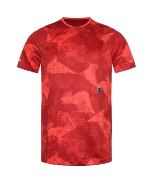 Camiseta de manga corta con cuello redondo para hombre en rojo con logo de Under Armour 1327541 646