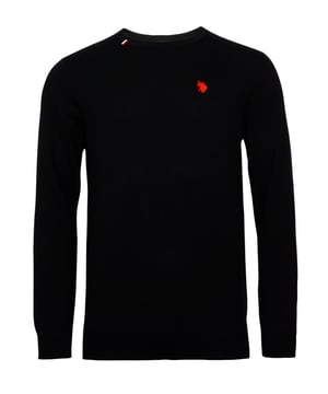 Een geweldige gebreide trui voor heren van het merk U.S. Polo ASSN. Aangenaam om te dragen, comfortabel en sportief gesneden tegelijk. Kan met veel kledingstukken worden gecombineerd. Hoogwaardige materialen en nauwkeurige afwerking kenmerken de mode van U.S. Polo ASSN.
