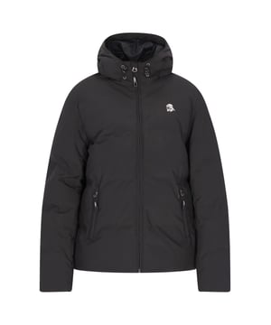 Dit jack met capuchon is ideaal voor koude dagen en heeft een volledige ritssluiting aan de voorkant en een geïsoleerd ontwerp voor maximale warmte. Met twee zakken met ritssluiting in de taille en verstelbare trekkoorden bij de capuchon biedt hij zowel stijl als functionaliteit. De hoge kraag biedt extra bescherming, waardoor hij perfect is voor avonturen bij koud weer.  winterjas