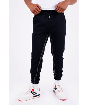 Tom Barron Heren stijlvolle joggingbroek met duo strepen