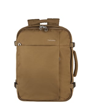 Unisex rugzak met ritssluiting. één open binnenzak. twee vooraan met ritssluiting en één achteraan met externe zakken met ritssluiting. ontbrekende schouderband.  Handvat van gerecycled polyethyleentereftalaat. een binnencompartiment.  extern materiaal.  Binnenkant van gerecycled polyethyleentereftalaat. Afmetingen: 34x47,5x19 cm. Modeproduct