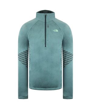 The North Face Mens Isotherm Half Zip Sweatshirt Jumper Green NF0A2V59WVT X19B