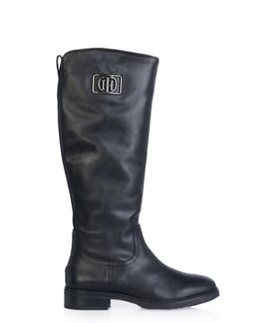 100% leer; Tommy Hilfiger-laarzen; Model: FW0FW05993BDS; Hoogwaardige afwerking; Binnenvoering 100% biologisch katoen; Antislip rubberen zool; Hakhoogte: 3 cm; Schachthoogte: 41 cm; Tommy Hilfiger-logodetails