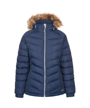 Wasserdicht bis 2.000 mm. Winddicht. Gepolstert. Futter in Kontrastfarbe. Verstellbare Kapuze mit Kunstpelz. Elastische Bündchen an den Ärmeln. 2 Taschen mit Reißverschluss. Sturmklappe. Kordelzug im unteren Saum. Ungefährer Brustumfang (cm): XS (81), S (86), M (91,5), L (96,5), XL (101,5), 2XL (106,5). Zusammensetzung: Polyester.