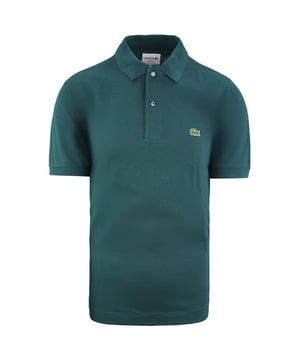 Lacoste Classic Fit Short Sleeve Collared Teal Mens Polo Shirt L1212 E76