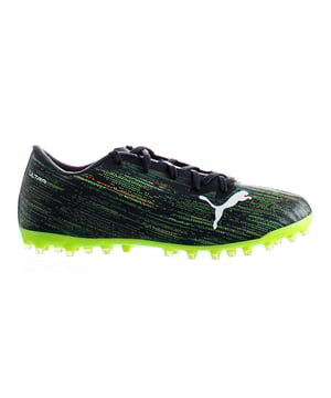 Puma Ultra es para el jugador que pone la velocidad por encima de cualquier otra cosa, utilizada por jugadores como Antoine Griezmann y Sergio Agüero
Equipado con tecnología de Matryxevo, en forma de una parte superior tejida fusionada con fibras de aramida y carbono, asegurando un bajo peso y un cierre completo.
La suela exterior SpeedUnit de PEBA ultra rápida, inspirada en la pista que se ejecuta con sus espárragos en forma de V ofrece la máxima tracción.
Bota mg para hierba natural y artificial