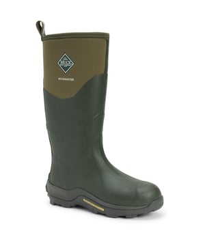 De Muckmaster, nog zo'n klassieker in het Muck-assortiment, is al bijna tien jaar in dienst van boeren en andere buitenwerkers. Met zijn hoge rubberen overlay zijn deze robuuste laarzen bestand tegen scherpe voorwerpen en zijn ze extreem warm, zelfs als ze in een nat veld staan.