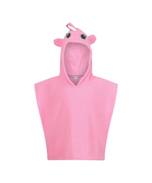 100% Polyester. Stof: Badstof. Ontwerp: Geborduurd, Eenhoorn. 180gsm. Kapkenmerken: Dierenoren, Op de kap gegroeid. Mouwtype: Korte mouwen.