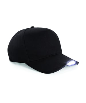 Set van 2. Continu of knipperend LED-verlichtingssysteem. Vervangbare lithiumcellen. Perfect voor afdrukken en borduren. Rip-Strip™ maatregelaar. Stof: 100% Katoenboor.