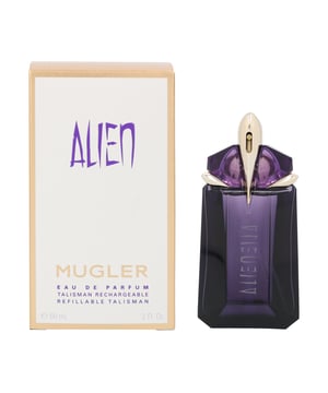Launched in 2005 Alien is an amber woody fragrance for women from Mugler, housed in a truly unique bottle, for what is a very unique scent. It's a fragrance that was created by master perfumer Dominique Ropion and Laurent Bruyere, and it's become a huge hit for Mugler, much like Angel was in the 1990's. The fragrance has a top note of Indian Jasmine, a heart of Woodsy Notes and a base of White Amber. Despite the rather simple line up of notes, this is magical with the two creators showing what can be done with so little. From the off the Jasmine shines, introducing the fragrance in a sophisticated, sexy manner. After a while the Woodsy notes come out and make the fragrance intoxicating, blending with the Jasmine to create something unique, divine and then the Amber joins in and takes things to a new level. The fragrance is powerful, long lasting, heavy and perfect for the colder weather. This it a fragrance that gets attention, keeps attention and doesn't let it go. Here the fragrance comes in an eco-friendly refillable bottle, allowing the unique and amazingly designed flacon to be used over and over.